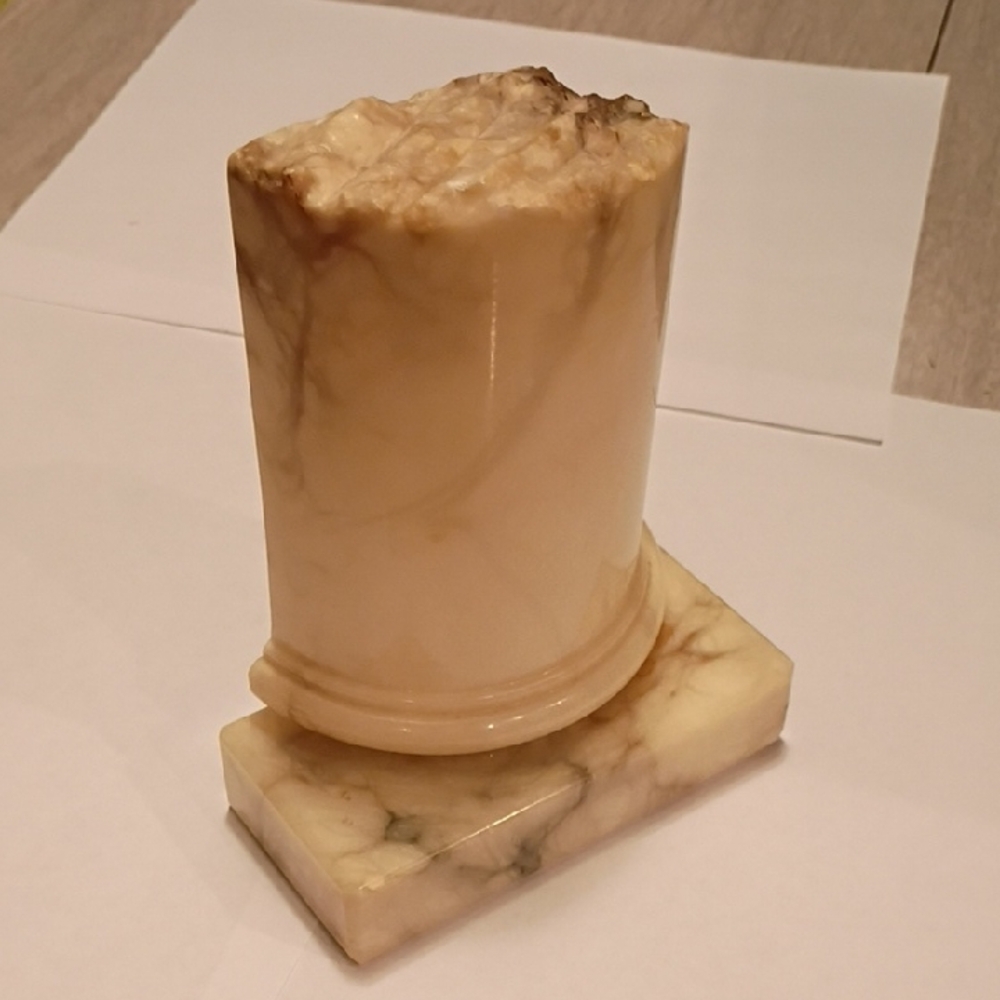 Marble vintage book end